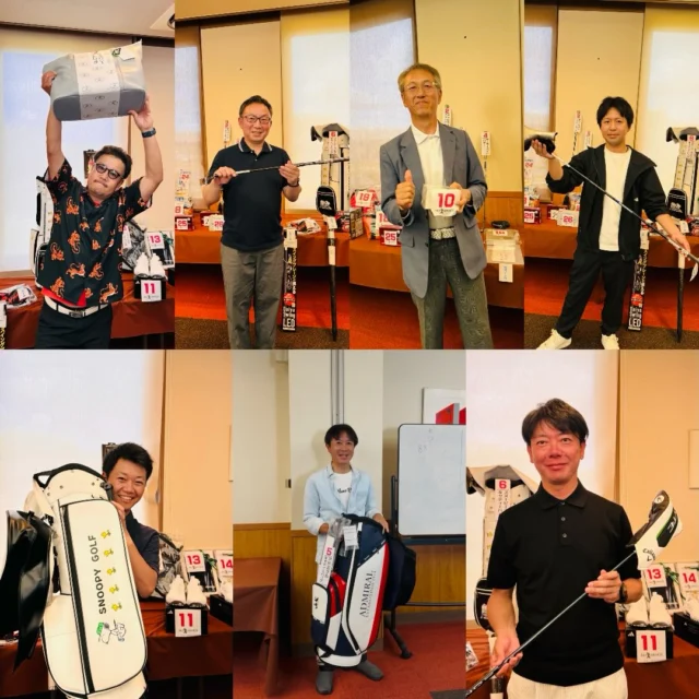 .
.
第10回 ゴルフスタジオ24 江坂店　コンペ
コンペ商品GET！おめでとうございます🎊
皆様いい笑顔でございますっ☺️👏

#ゴルフ女子 
#ゴルフ男子 
#江坂 
#大阪 
#golf